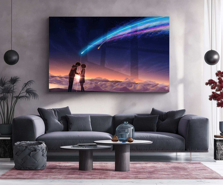 Your Name Neon LED Metal Poster - TURTLEWINGS 