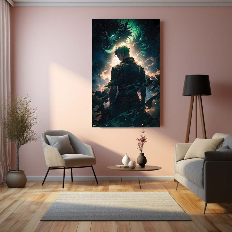 Turtlewings |Zoro OnePiece| Anime | Superhero Wall Art | HD Quality.