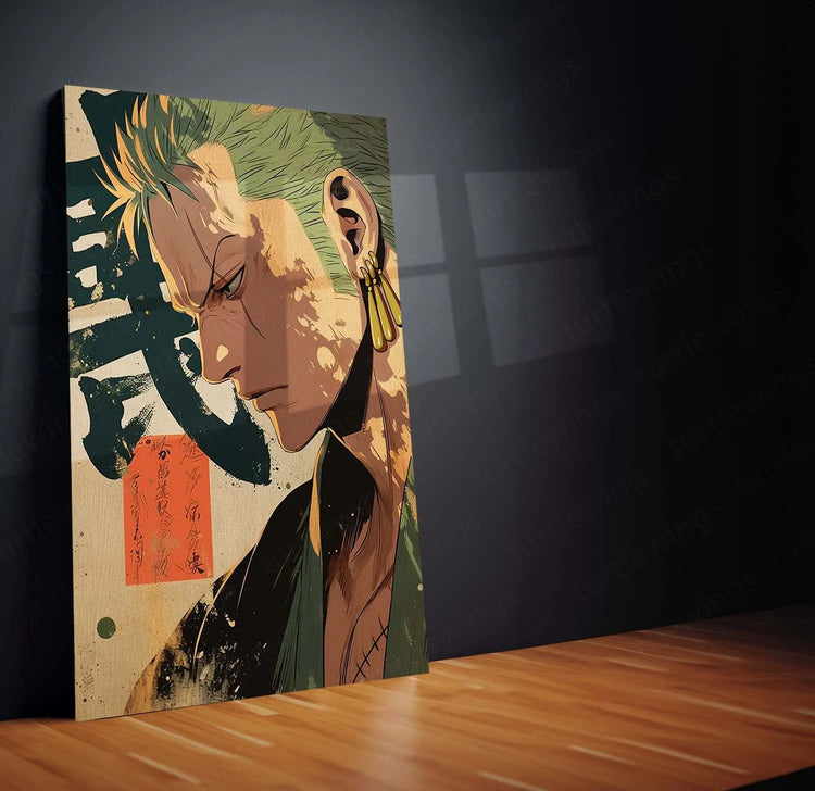 Roronoa Zoro One Piece Metal Poster 3 - TURTLEWINGS 