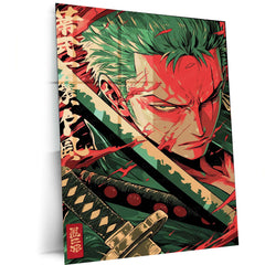 Roronoa Zoro One Piece Metal Poster 4