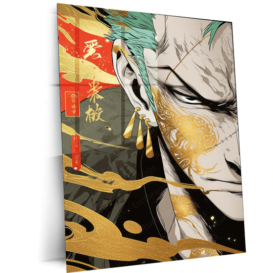 Roronoa Zoro One Piece Metal Poster 5 - TURTLEWINGS 