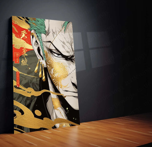 Roronoa Zoro One Piece Metal Poster 5 - TURTLEWINGS 